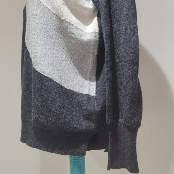 Zaket & Plover Whirlwhind Sweater Size XS Grey and Blue Cashmere Cotton Blend - Picture 5 of 12